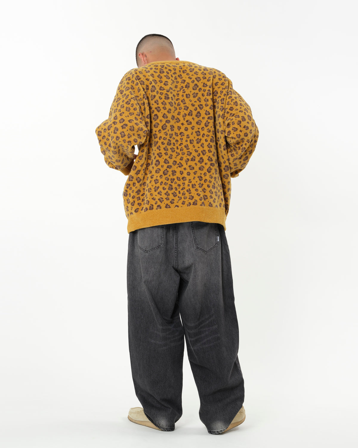 DAMAGED BAGGY DENIM PANTS