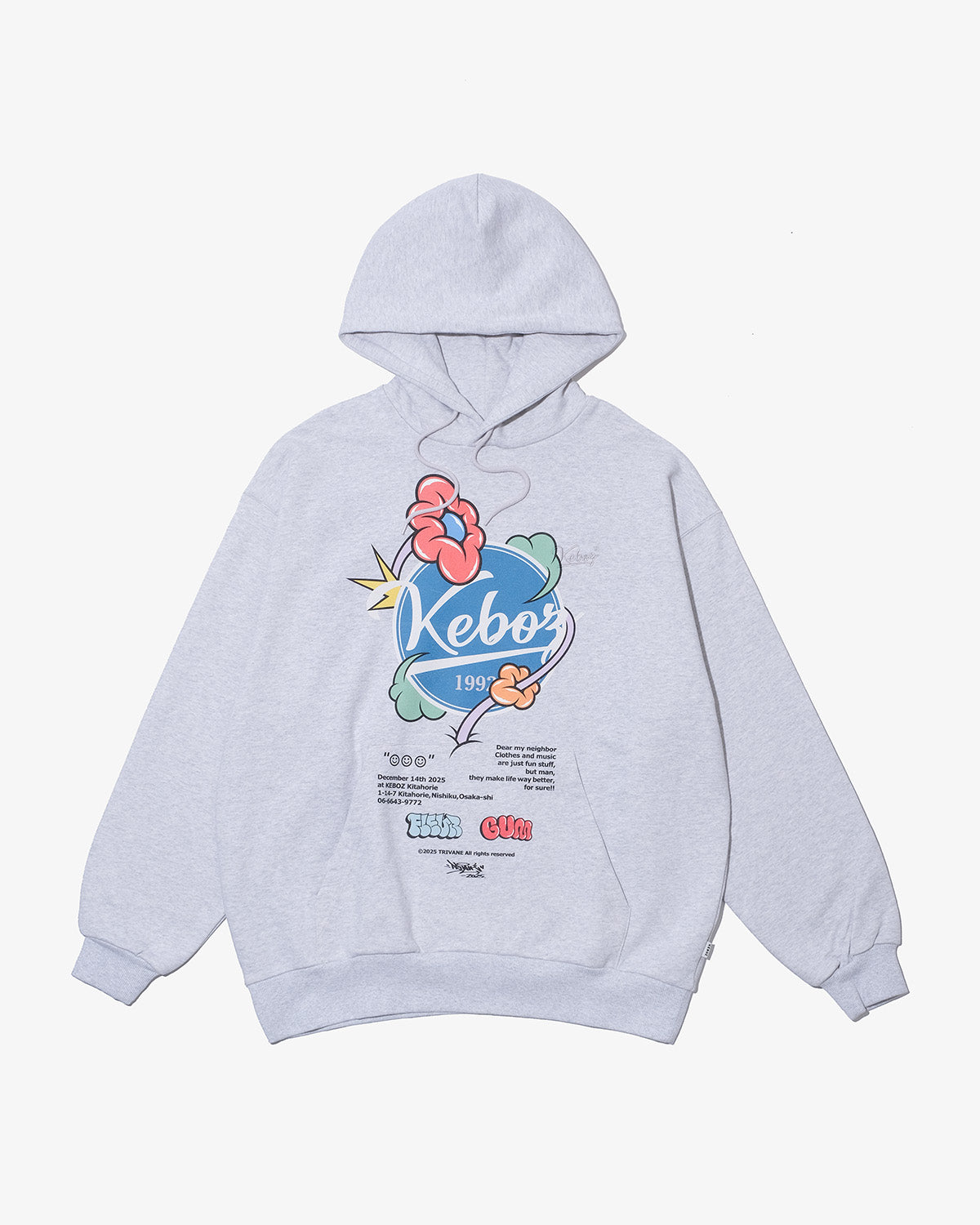 FLEUR × KEBOZ BB BOOT SWEAT HOODIE