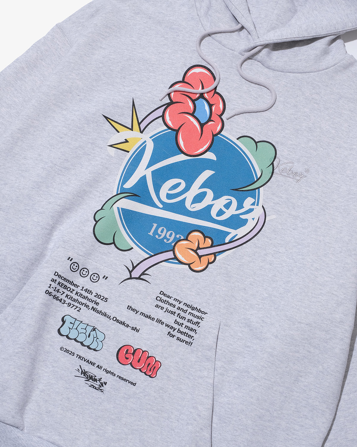 FLEUR × KEBOZ BB BOOT SWEAT HOODIE