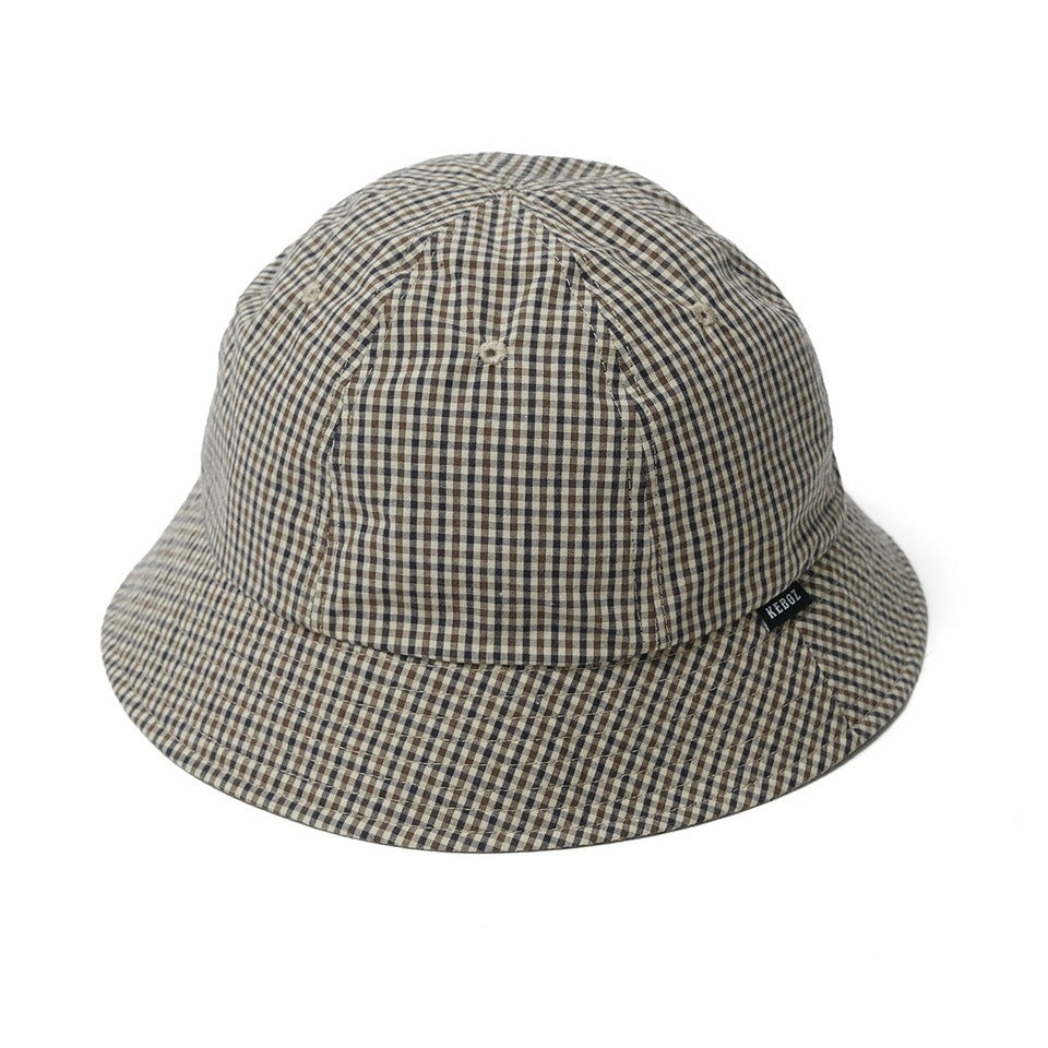 MINI CHECK COTTON HAT