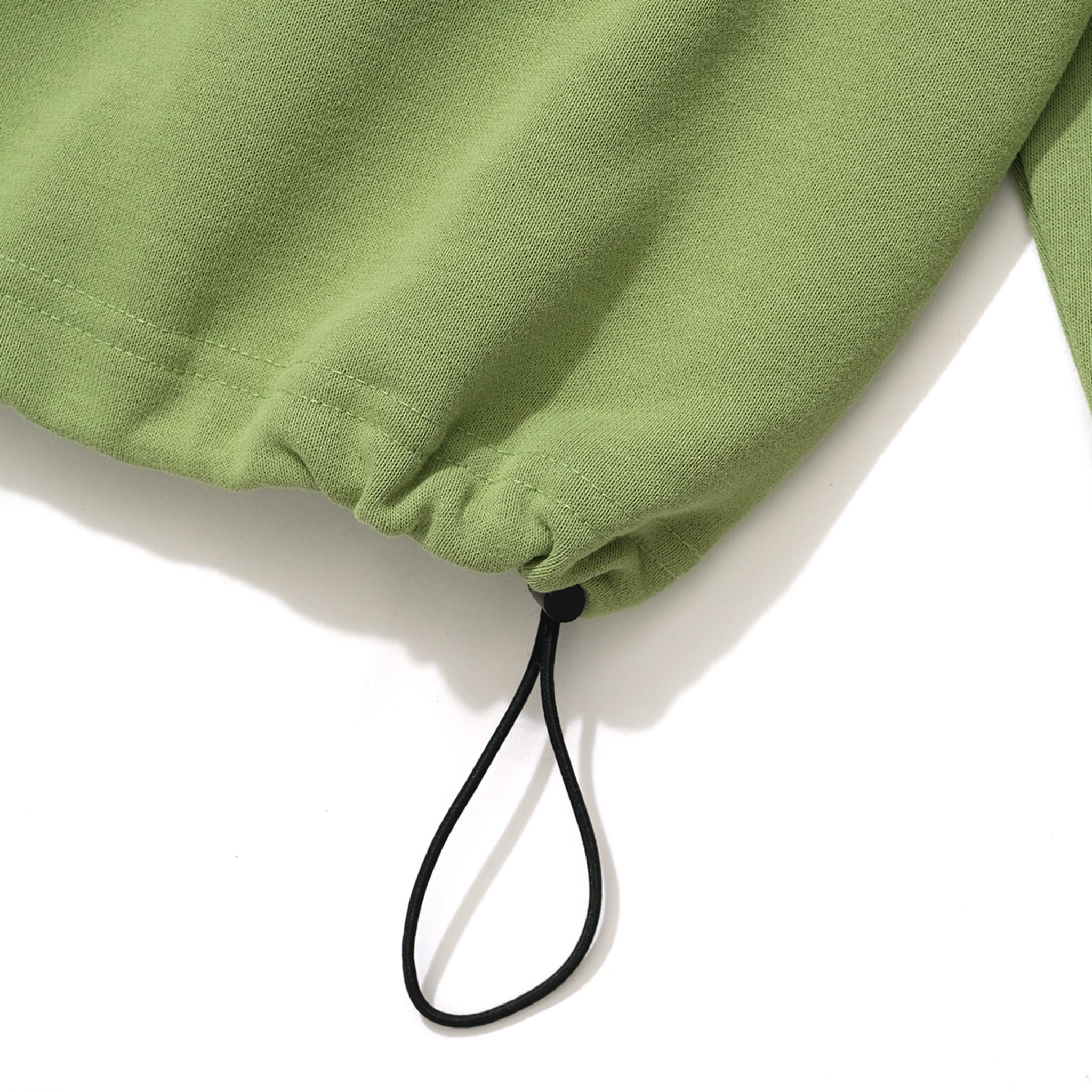 DRAWSTRING SWEAT CREWNECK