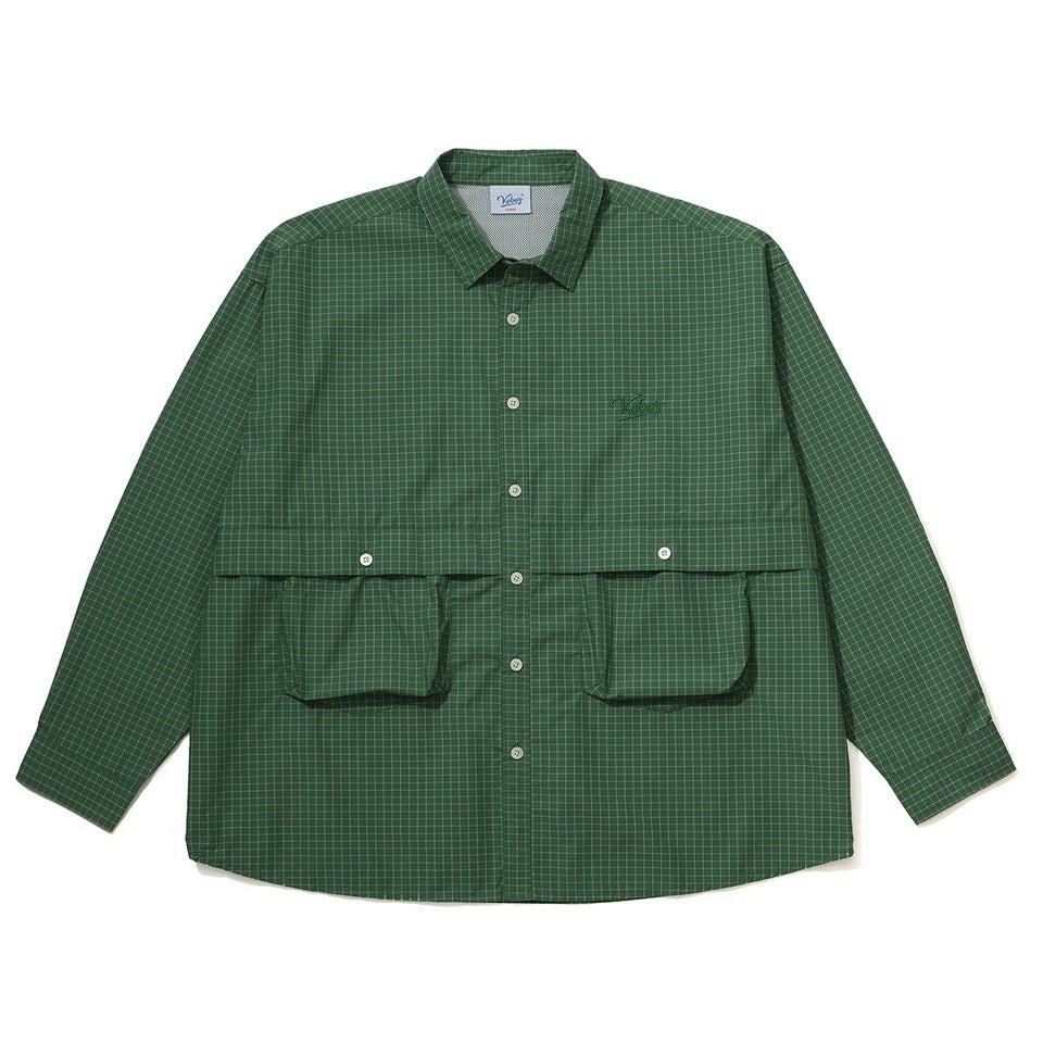 GRID CHECK BALL SHIRT