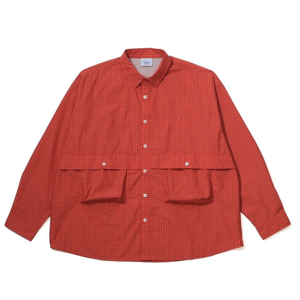 GRID CHECK BALL SHIRT