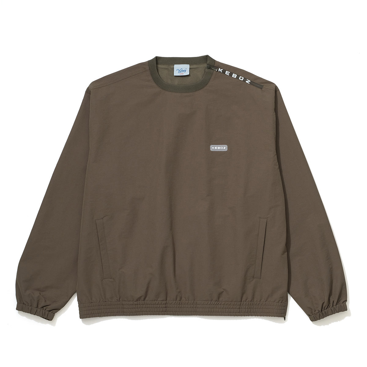 ZIP LOGO NYLON PULLOVER