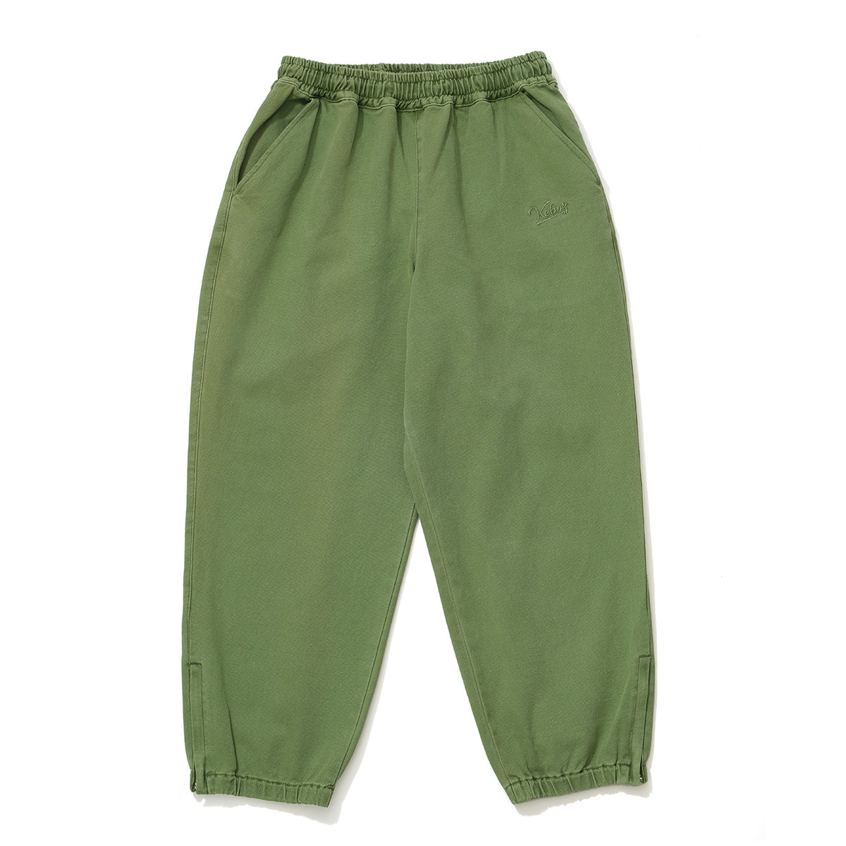 CANVAS GARMENT DYED JOG PANTS