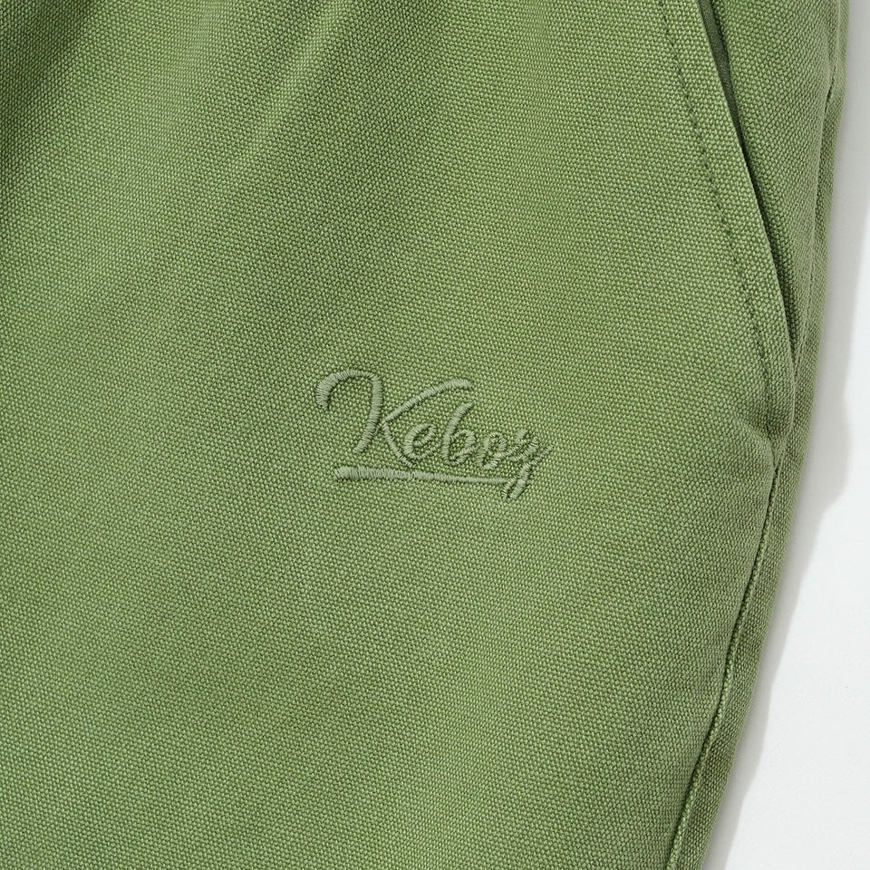 CANVAS GARMENT DYED JOG PANTS