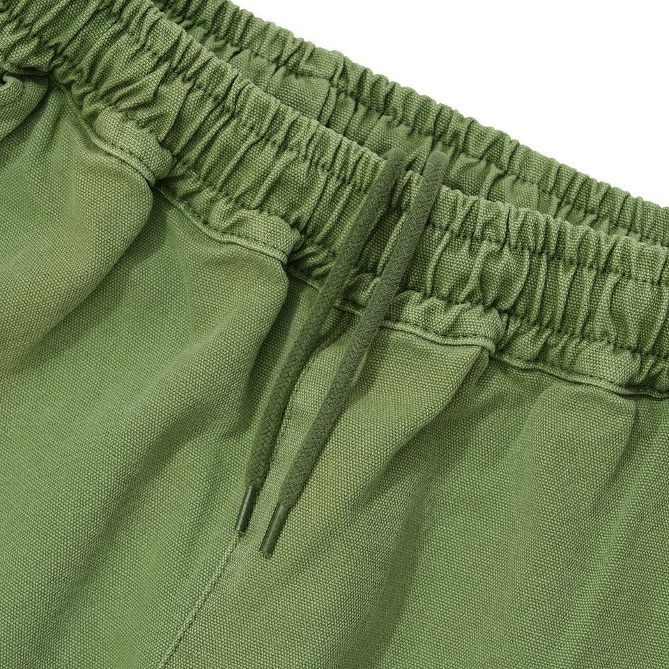 CANVAS GARMENT DYED JOG PANTS
