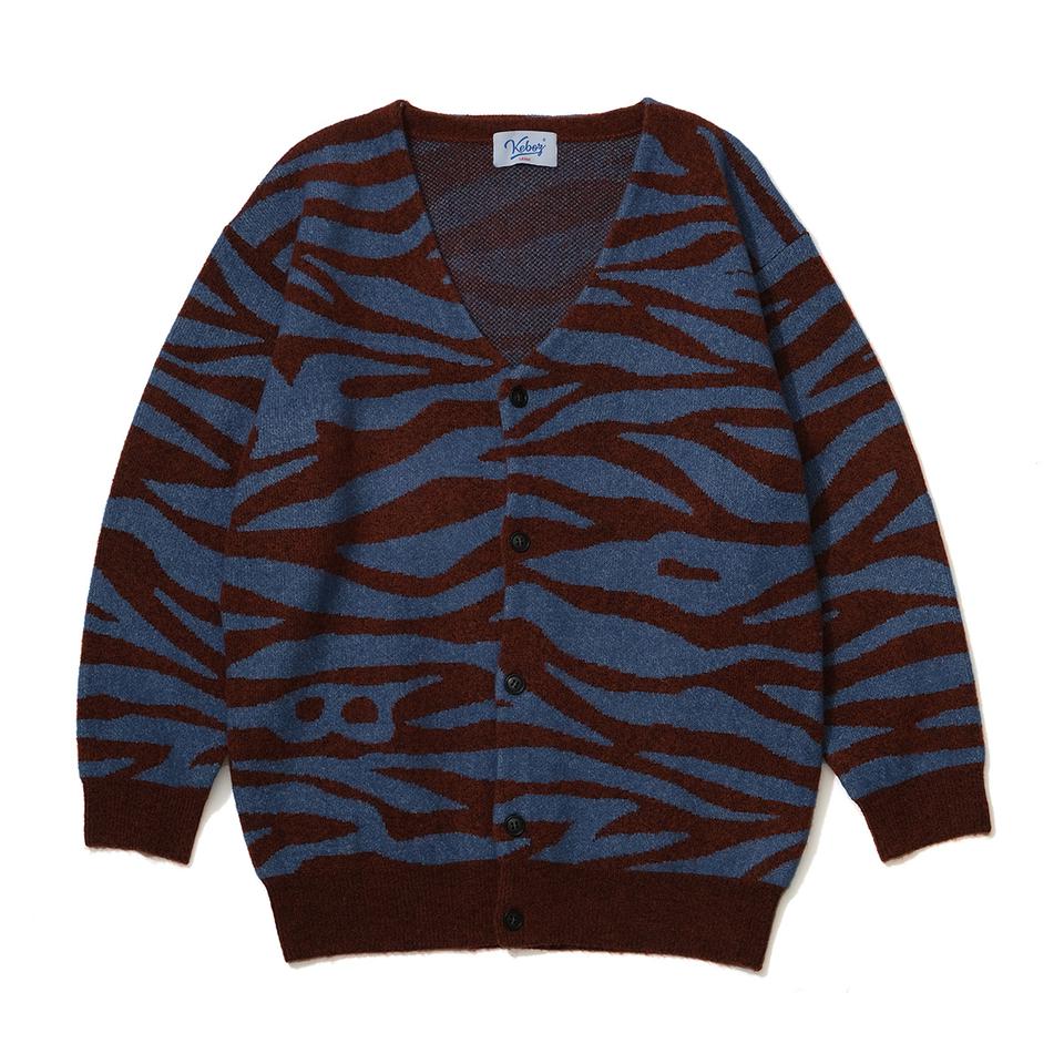 ZEBRA KNIT CARDIGAN