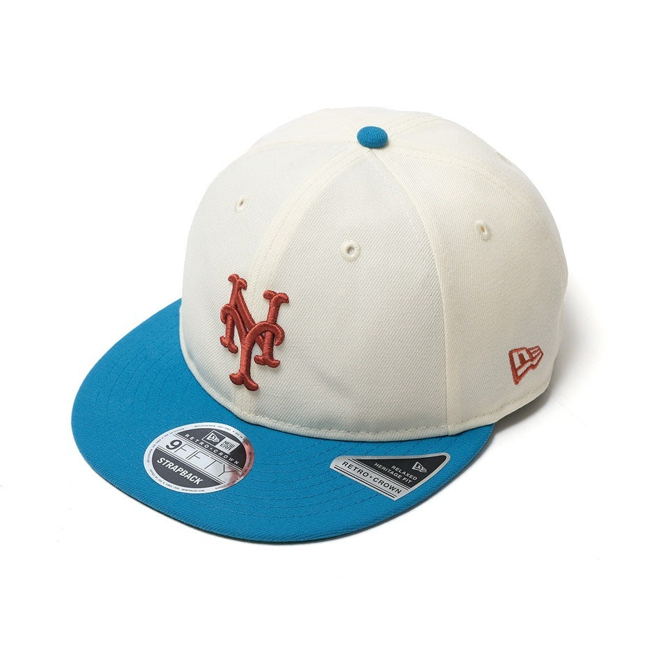 KEBOZ EXCLUSIVE RC9FIFTY STRAPBACK  【CREAM×CYAN BLUE】