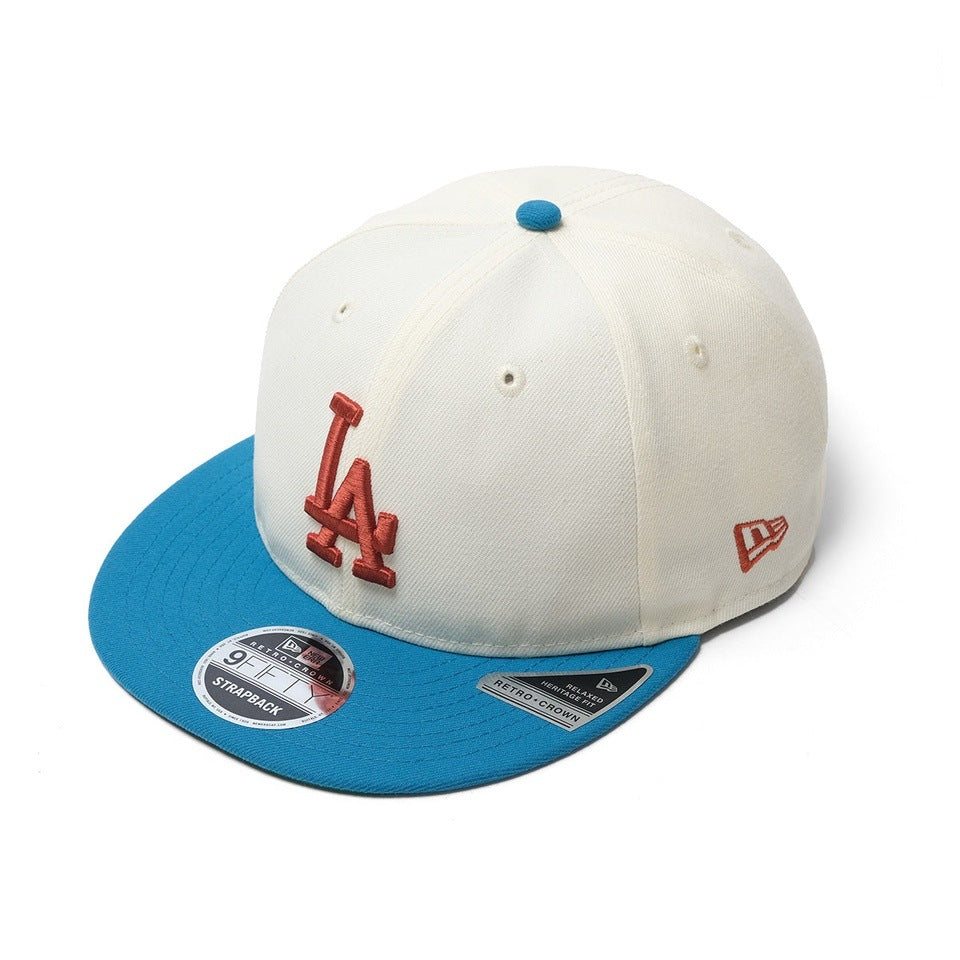 KEBOZ EXCLUSIVE RC9FIFTY STRAPBACK  【CREAM×CYAN BLUE】