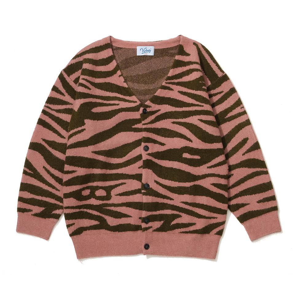 ZEBRA KNIT CARDIGAN