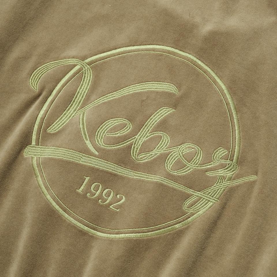 BB LOGO VELOUR VARSITY JACKET