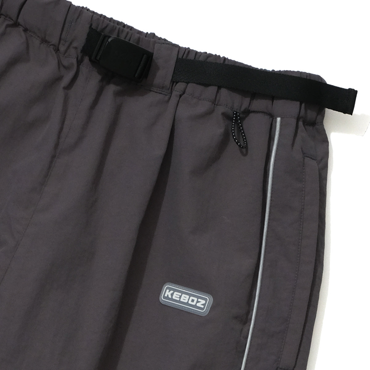 REFLECTOR PIPING NYLON TRACK PANTS