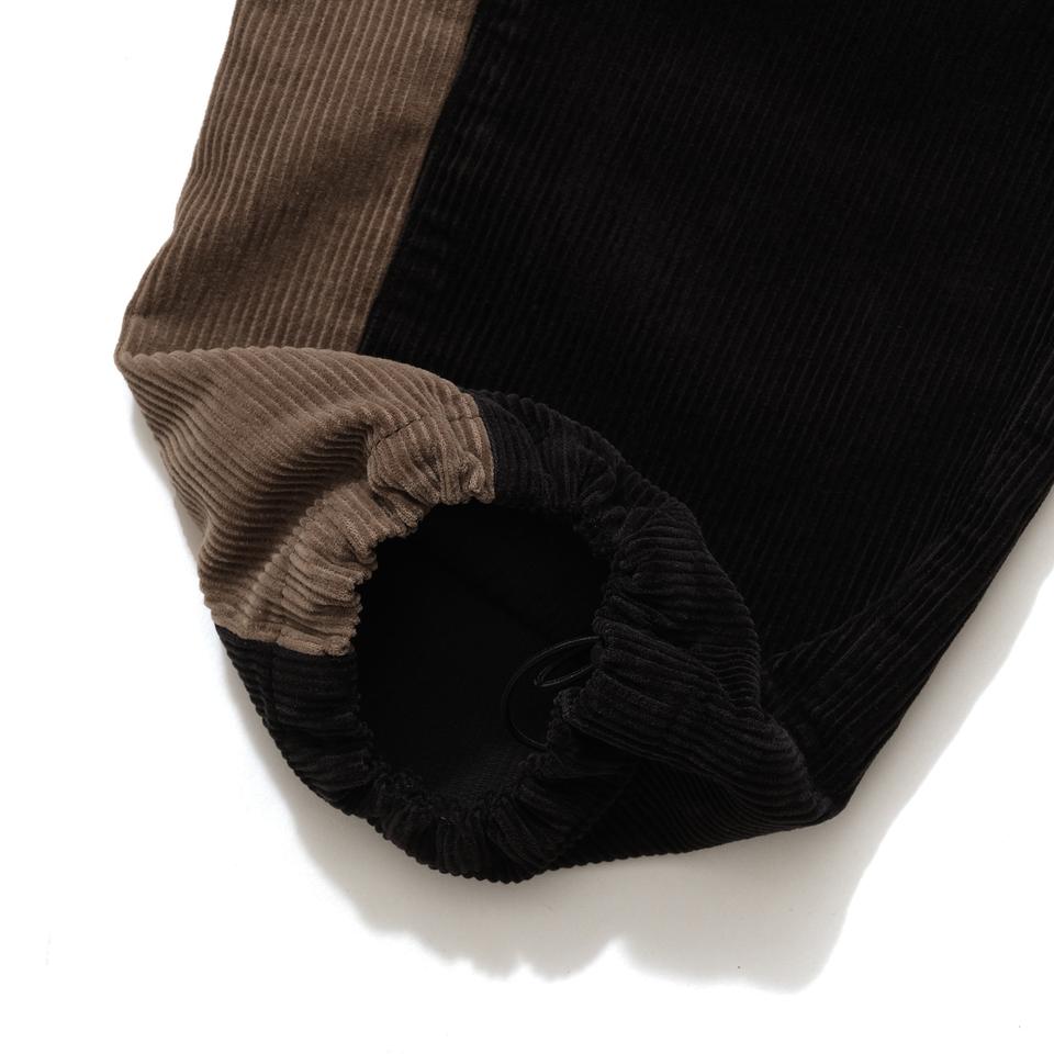 2 TONE CORDUROY TRACK PANTS