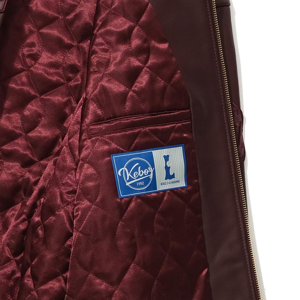 LEATHER VARSITY JACKET