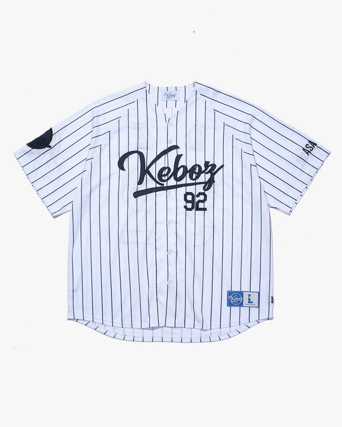MESH STRIPE BASEBALL JERSEY