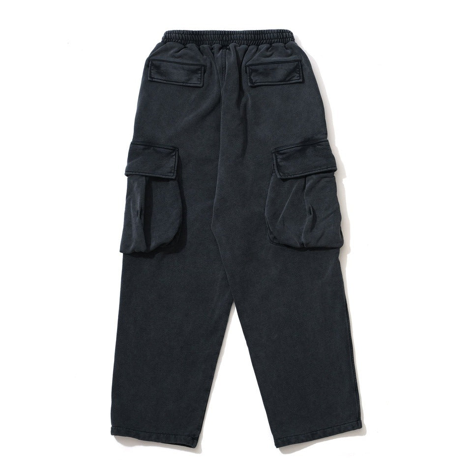 GARMENT DYE SWEAT CARGO PANTS
