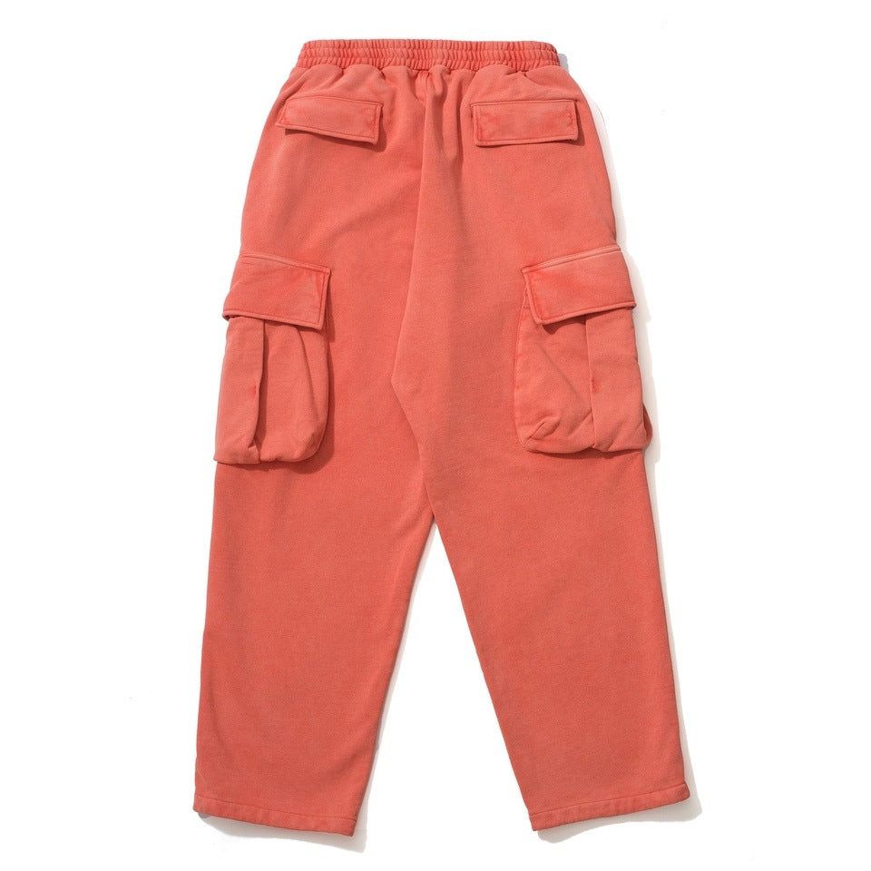 GARMENT DYE SWEAT CARGO PANTS