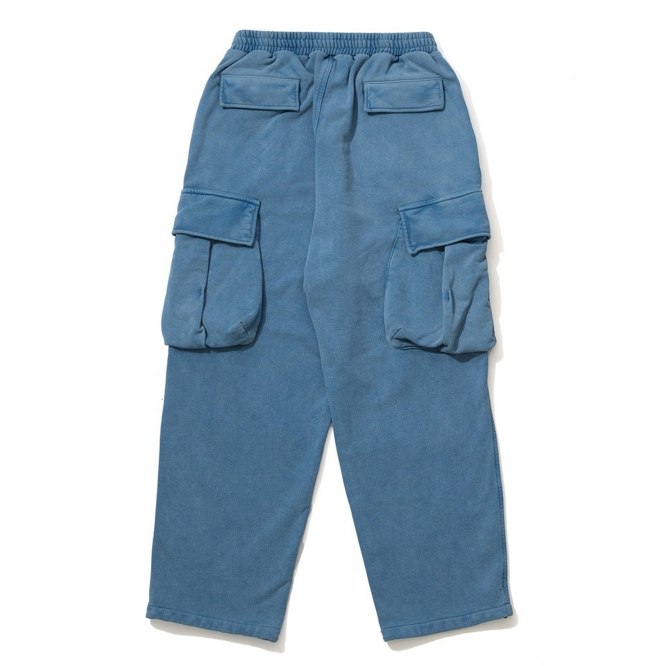 GARMENT DYE SWEAT CARGO PANTS