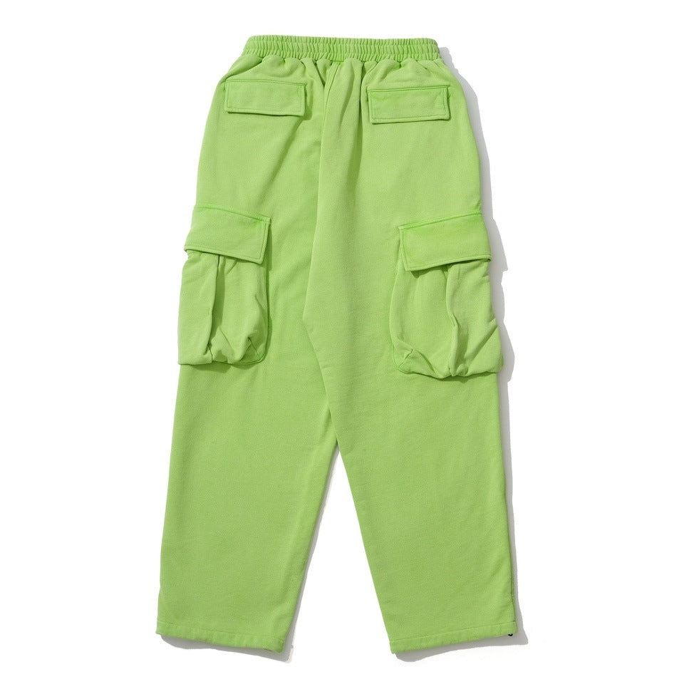 GARMENT DYE SWEAT CARGO PANTS