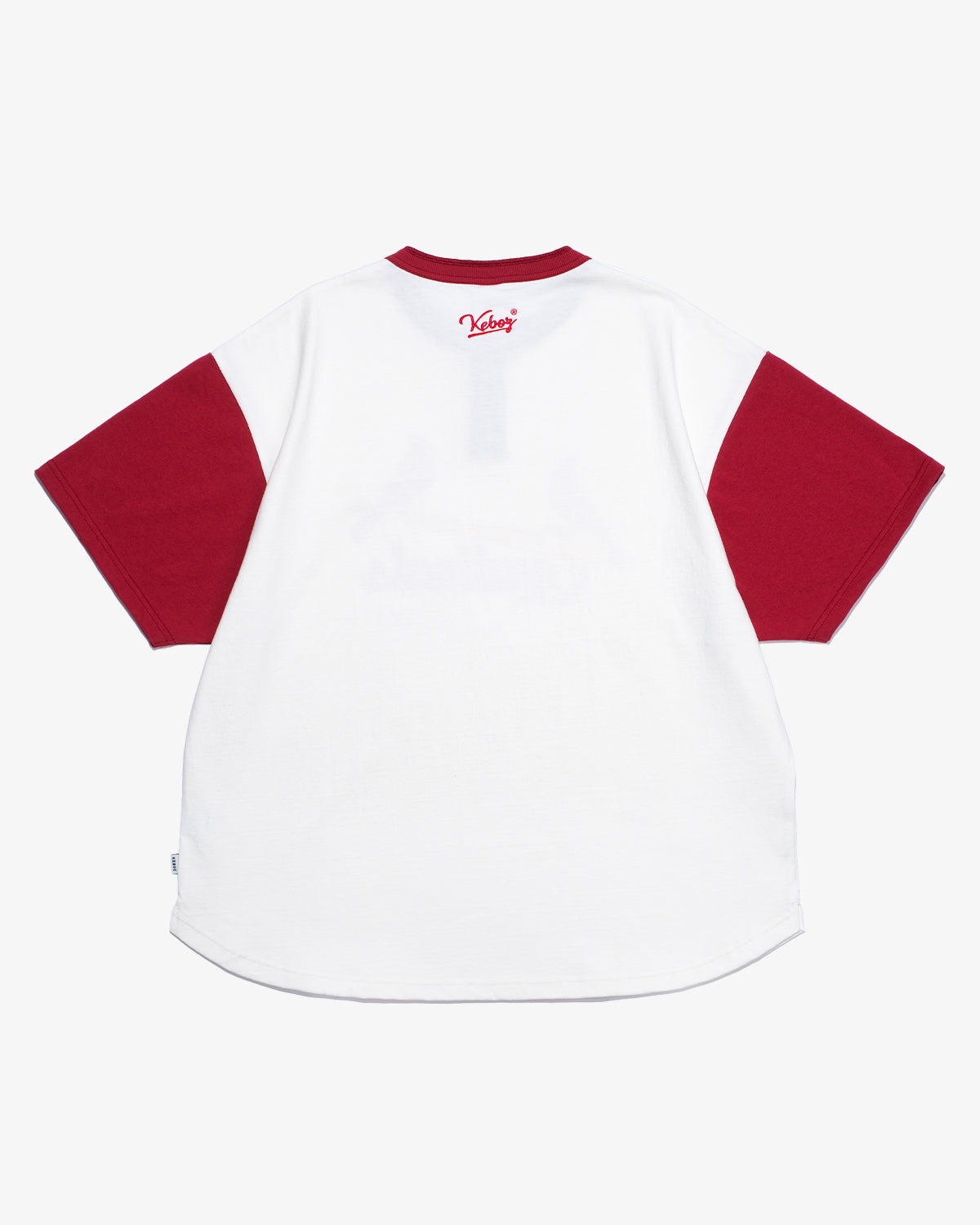 KEBOZ × MLB ST. LOUIS CARDINALS ROUND HEM HENLEY NECK S/S TEE