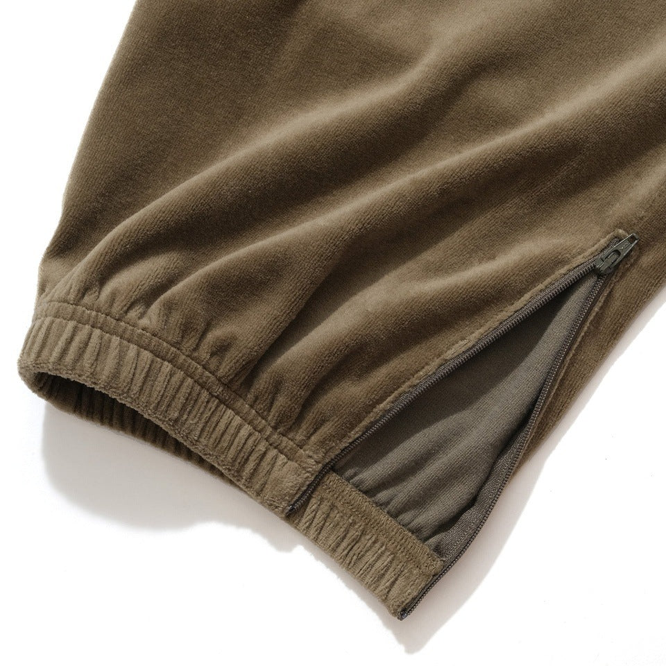 Velour Track Pants