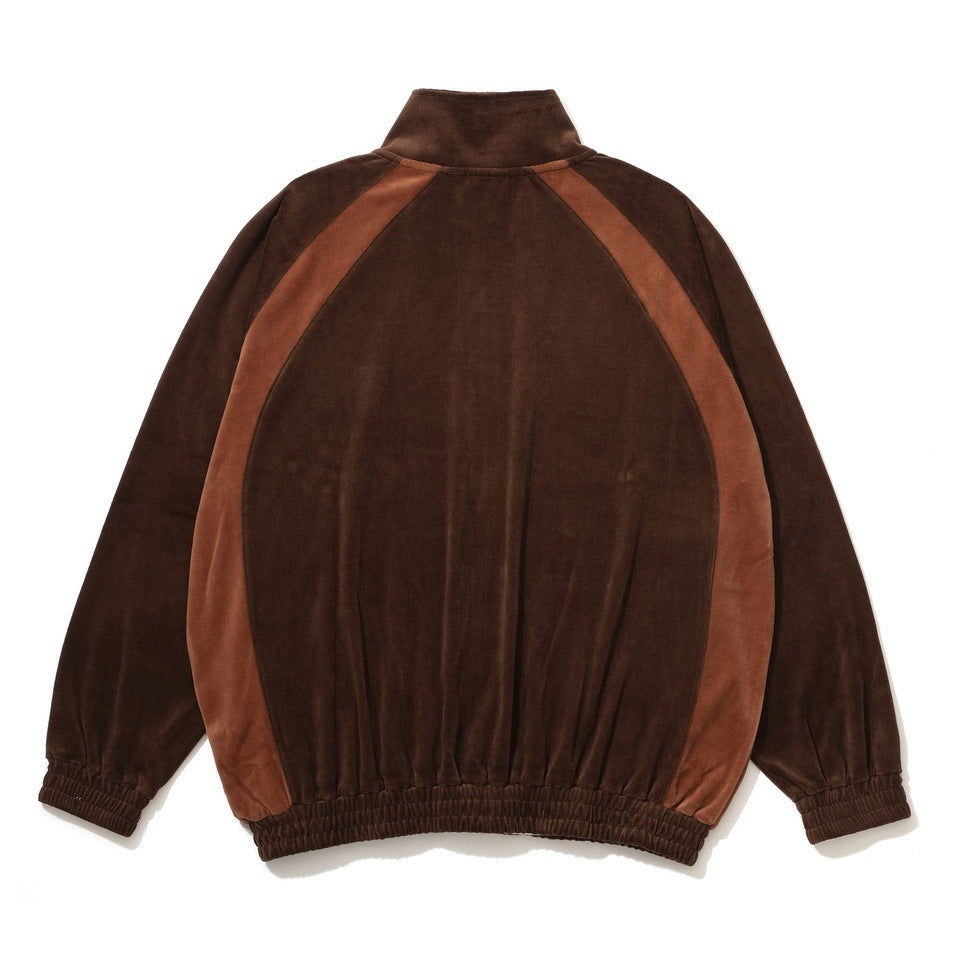 VELOUR TRACK JACKET