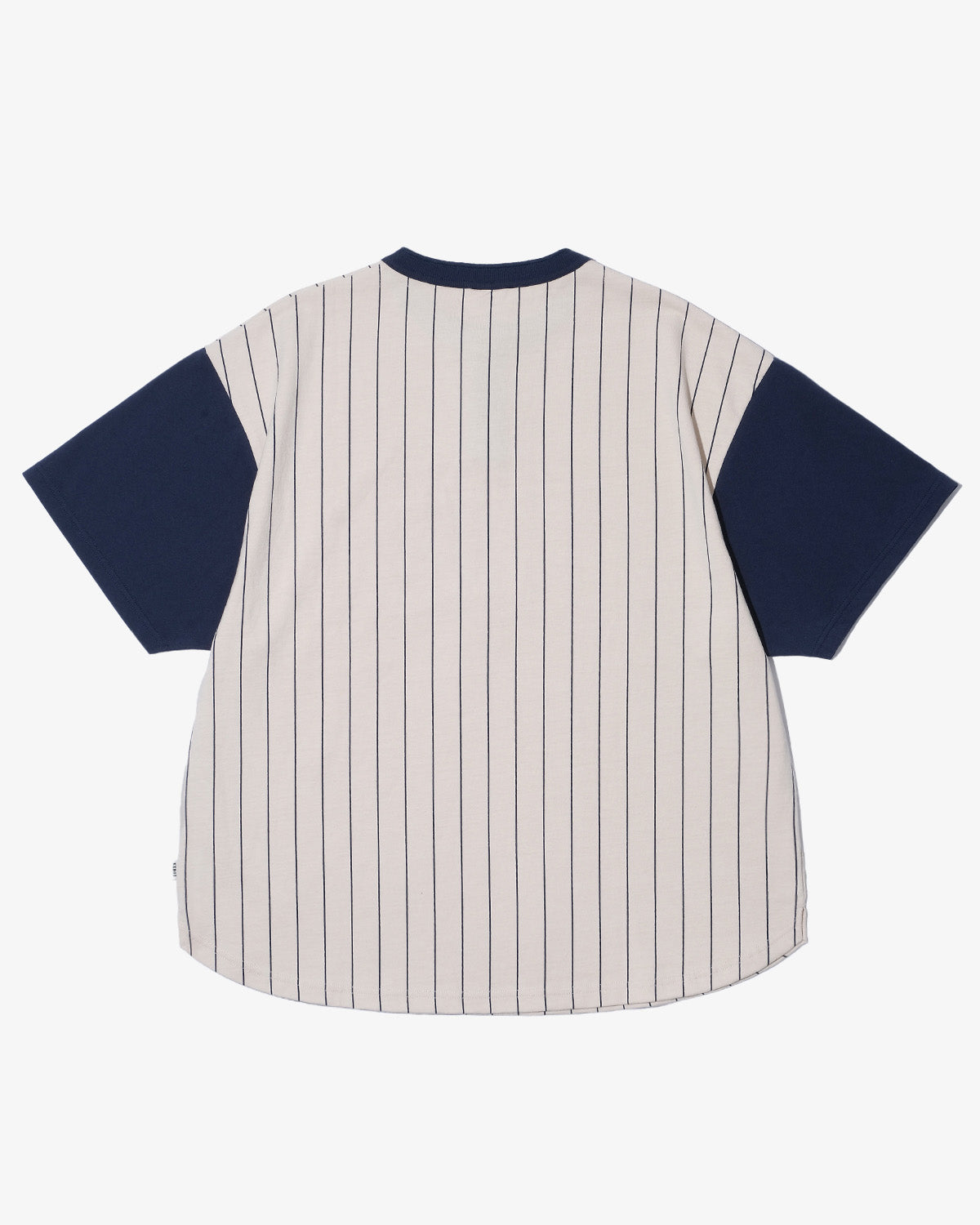 STRIPE HENLEY NECK S/S TEE