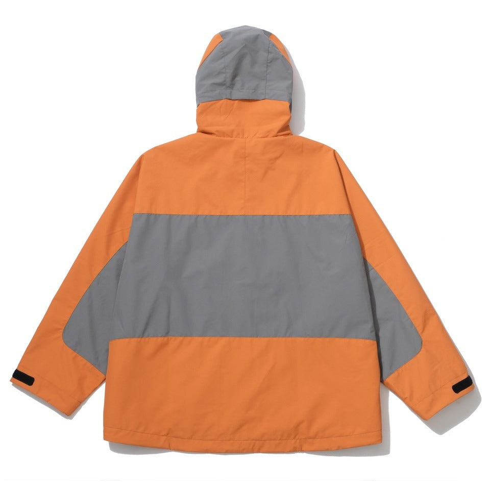 2 TONE HOODIE JACKET