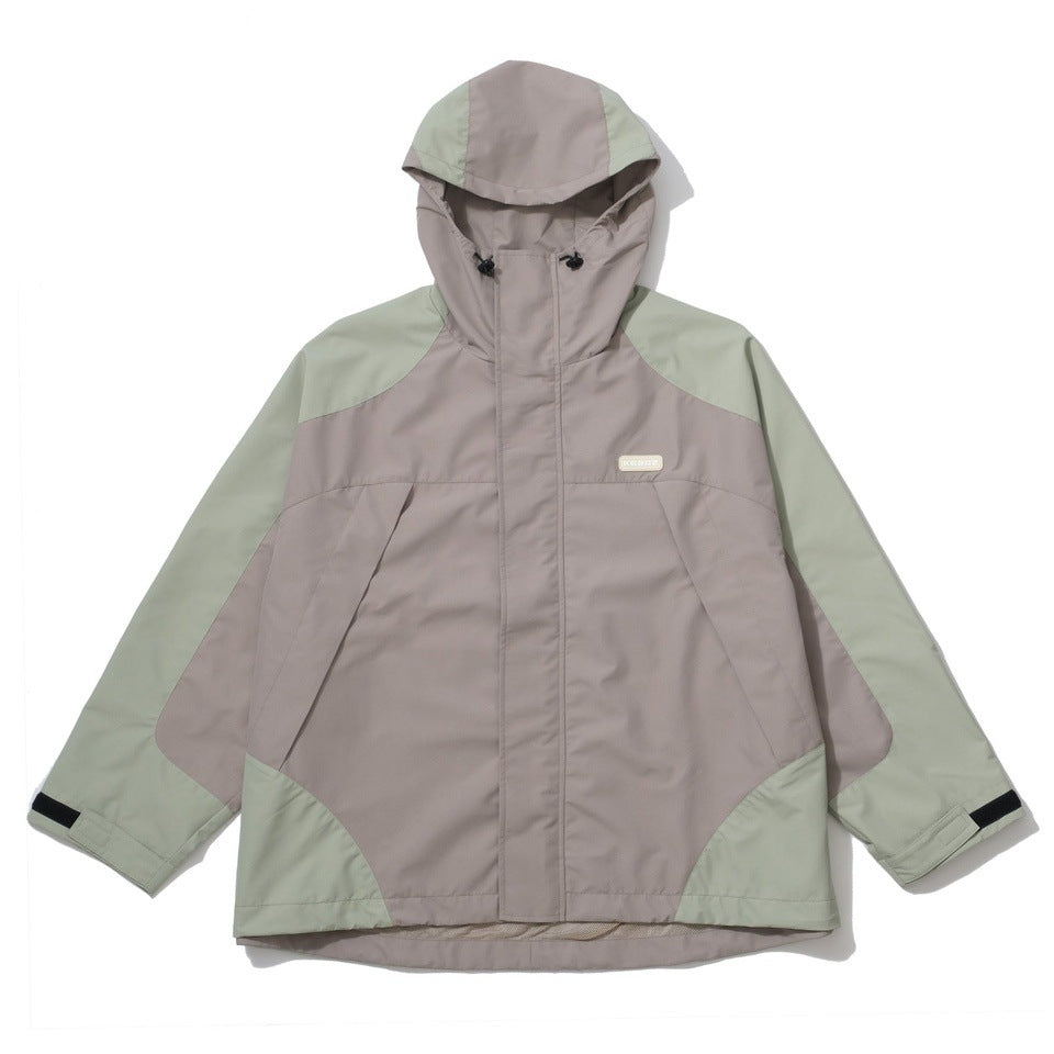 2 TONE HOODIE JACKET