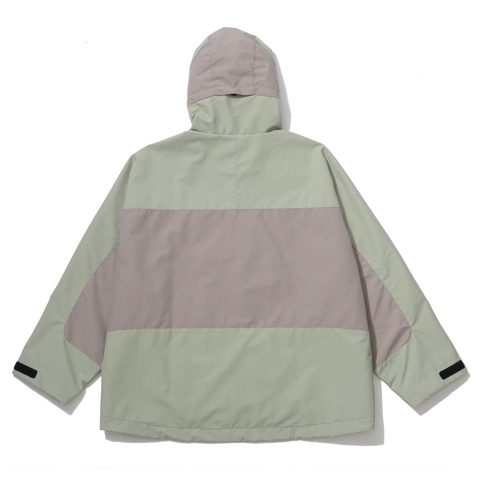 2 TONE HOODIE JACKET