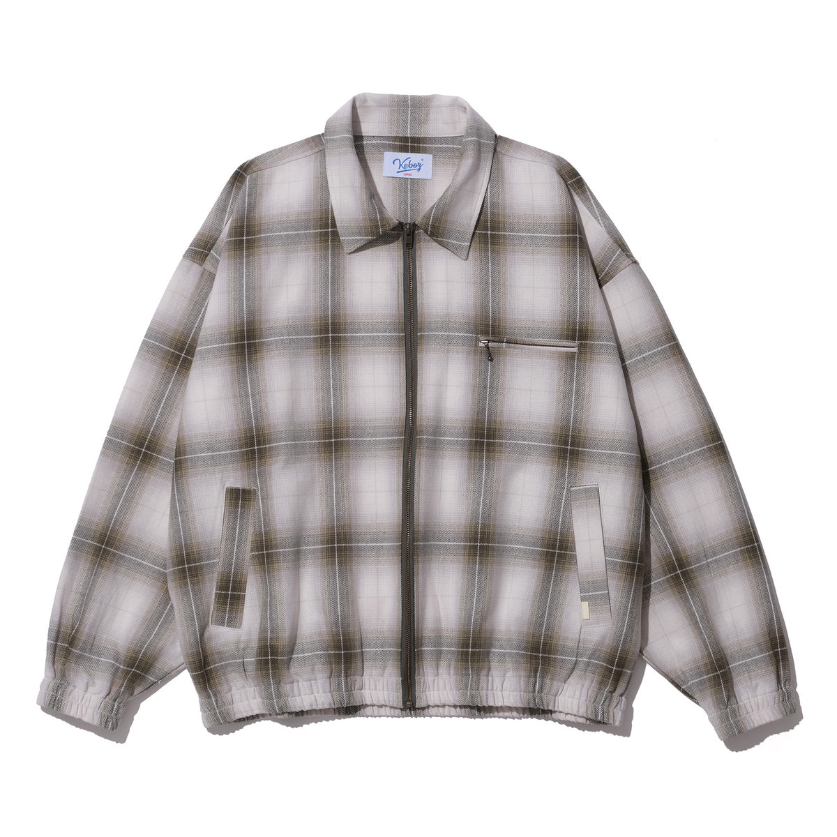 OMBRE CHECK SHIRT JACKET