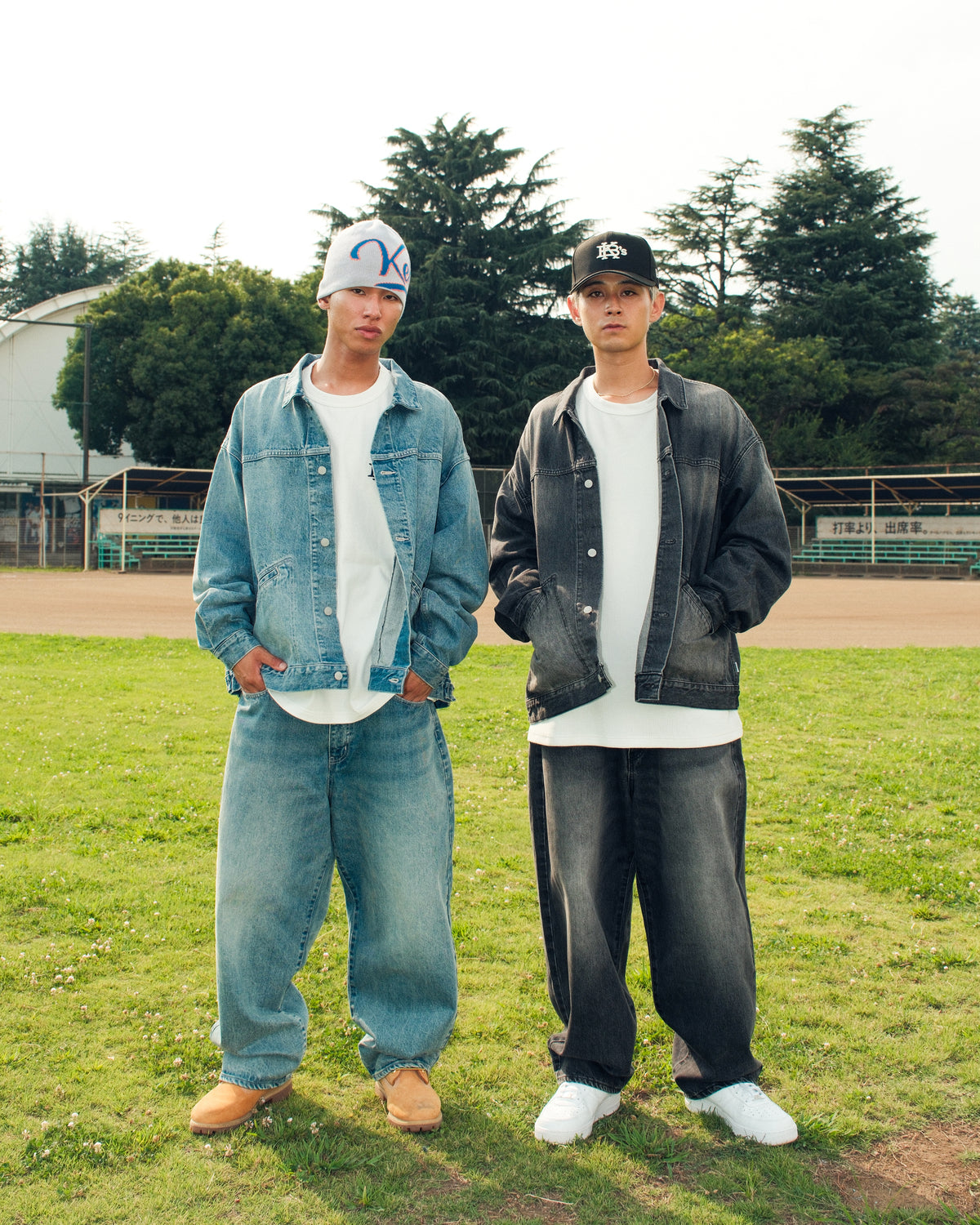 DAMAGED BAGGY DENIM PANTS