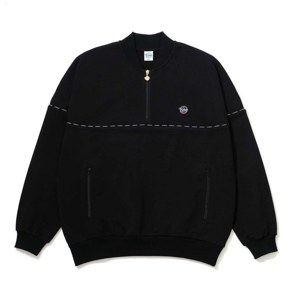 HALF ZIP SWEAT VARSITY JACKET