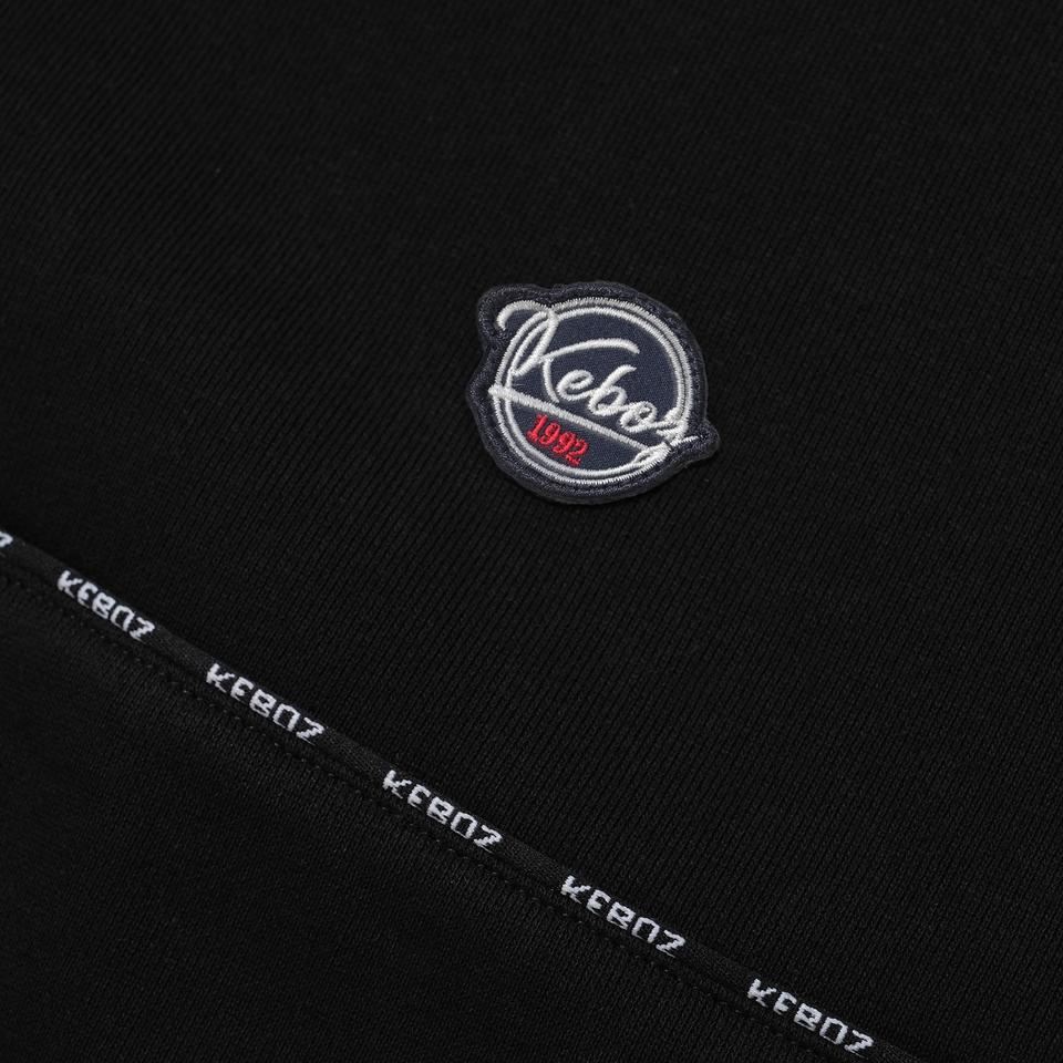 HALF ZIP SWEAT VARSITY JACKET