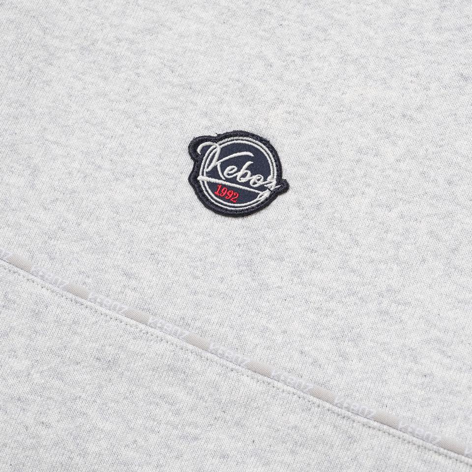 HALF ZIP SWEAT VARSITY JACKET