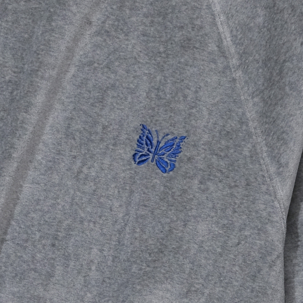 KEBOZ EXCLUSIVE NEEDLES VELOR TRACK CREW NECK SHIRT