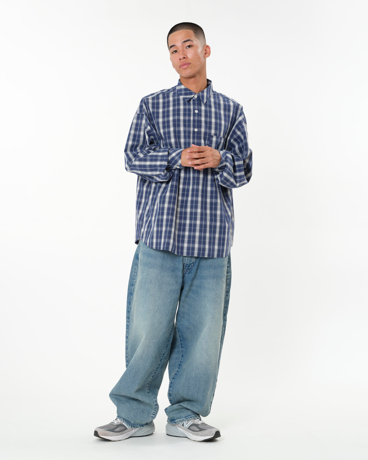 CHECK PULLOVER SHIRT