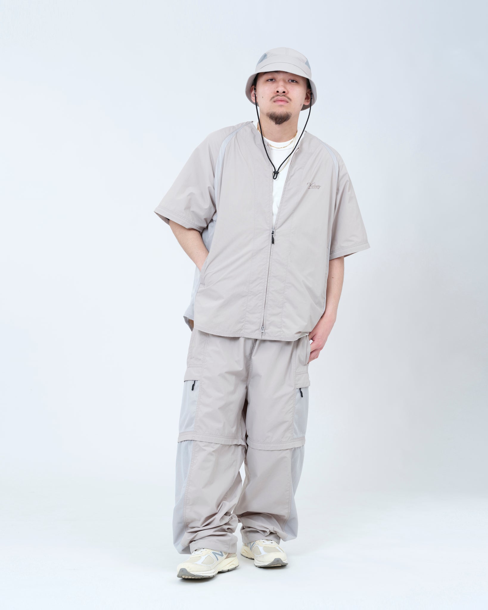 SUPPLEX CONVERTIBLE SIDE MESH BASEBALL SHIRT