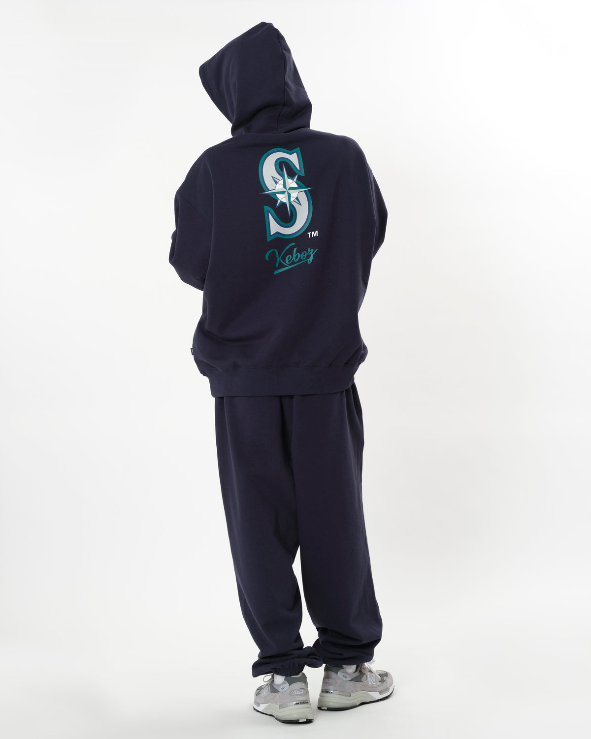 KEBOZ × MLB SEATTLE MARINERS LOGO SWEAT PANTS