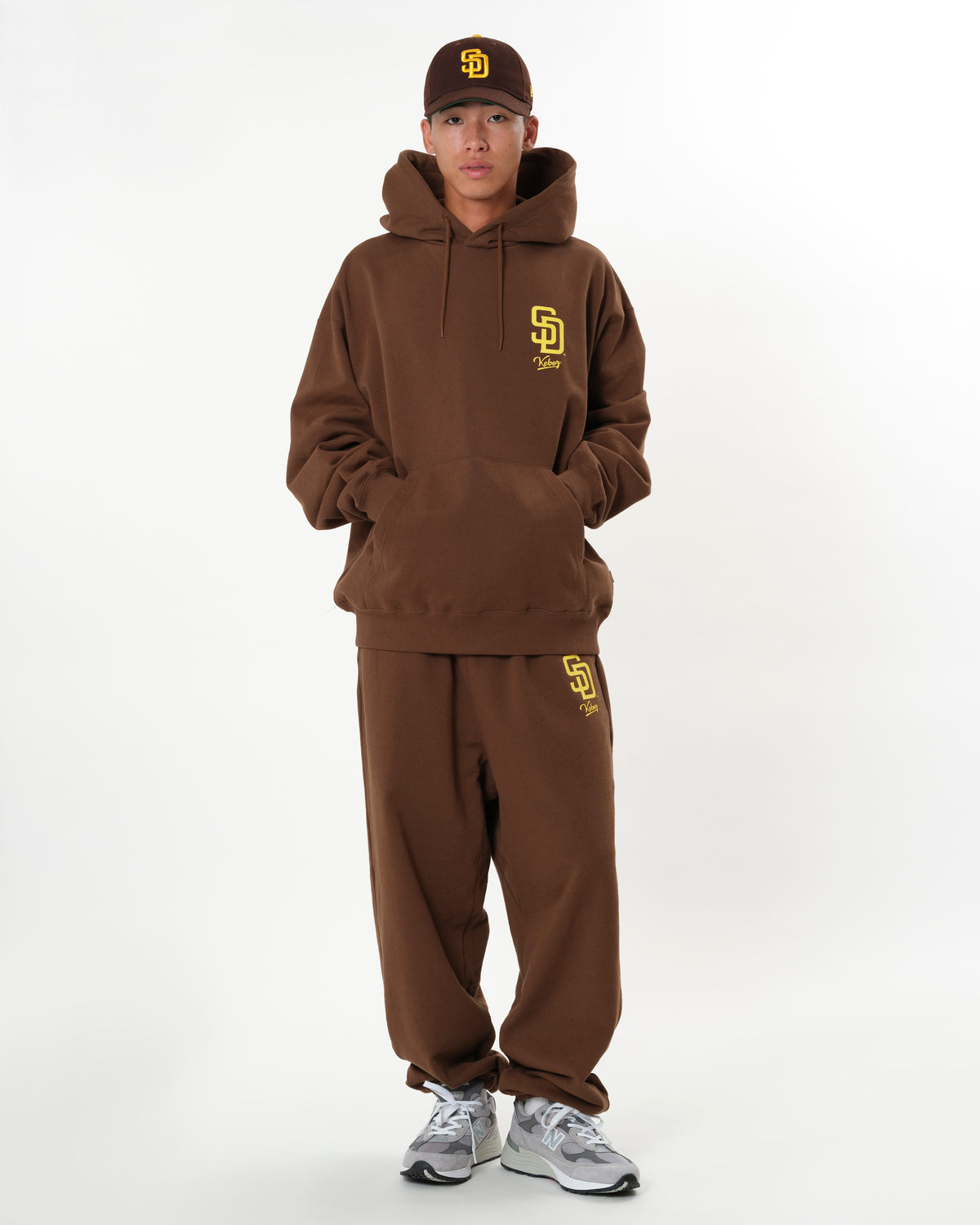 KEBOZ × MLB SAN DIEGO PADRES LOGO SWEAT HOODIE
