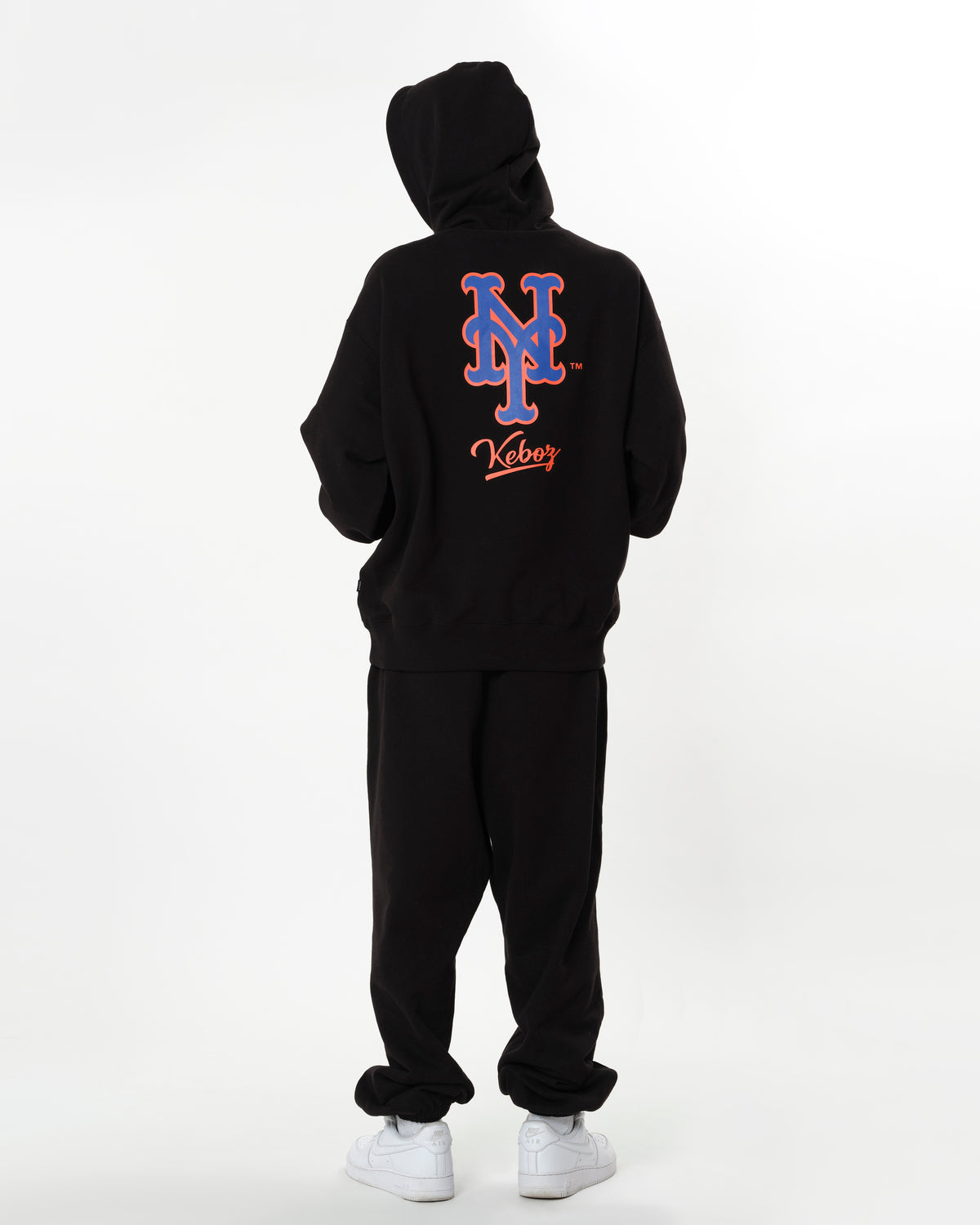 KEBOZ × MLB NEW YORK METS LOGO SWEAT PANTS