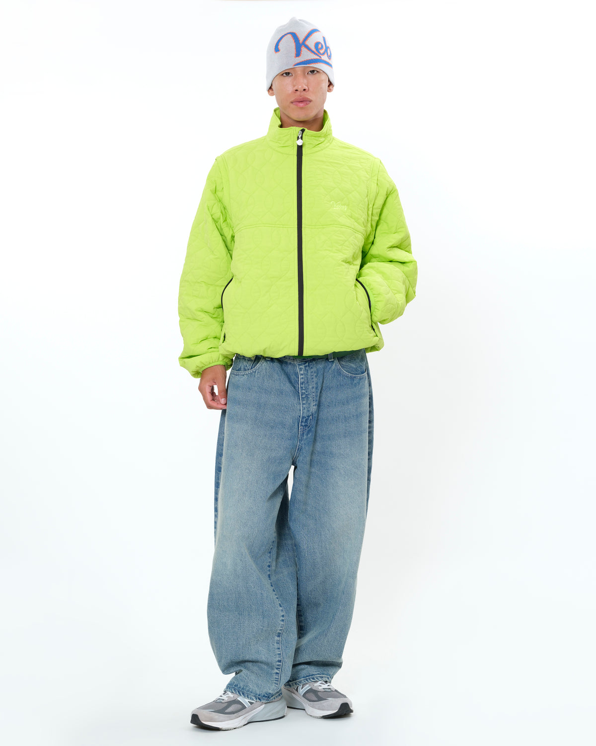 BALL QUILTING CONVERTIBLE JACKET