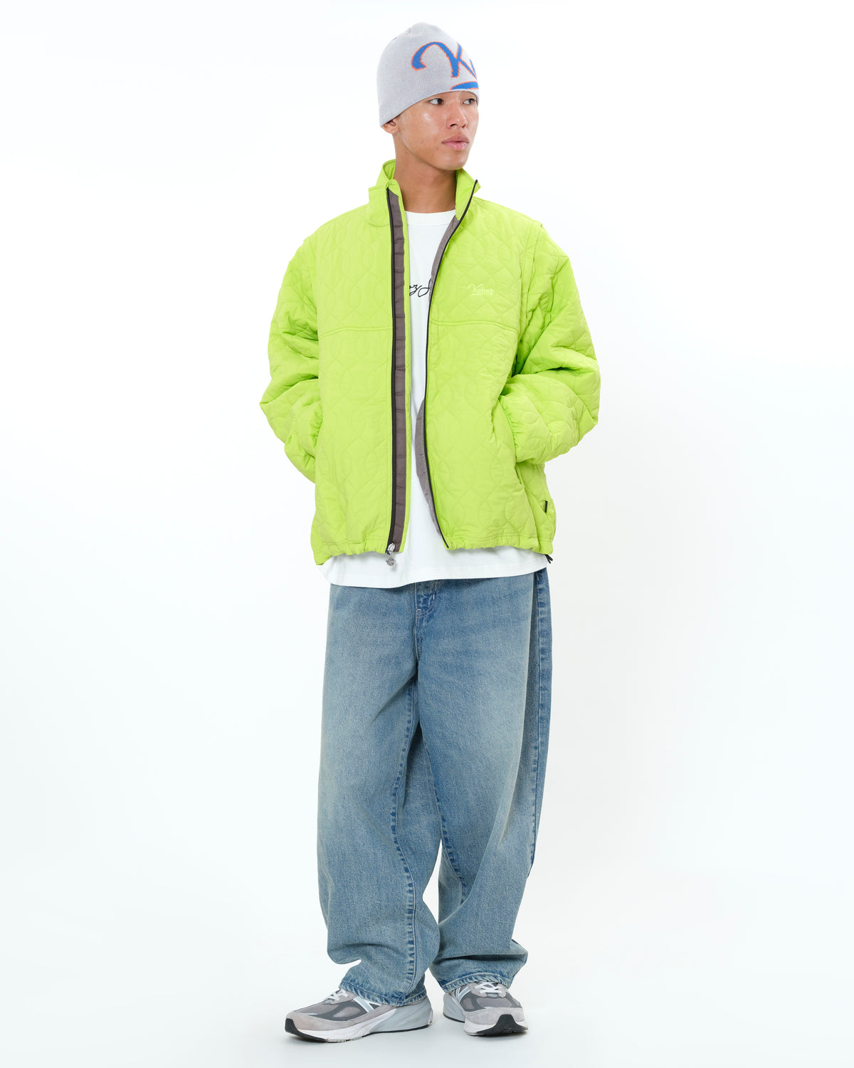 BALL QUILTING CONVERTIBLE JACKET