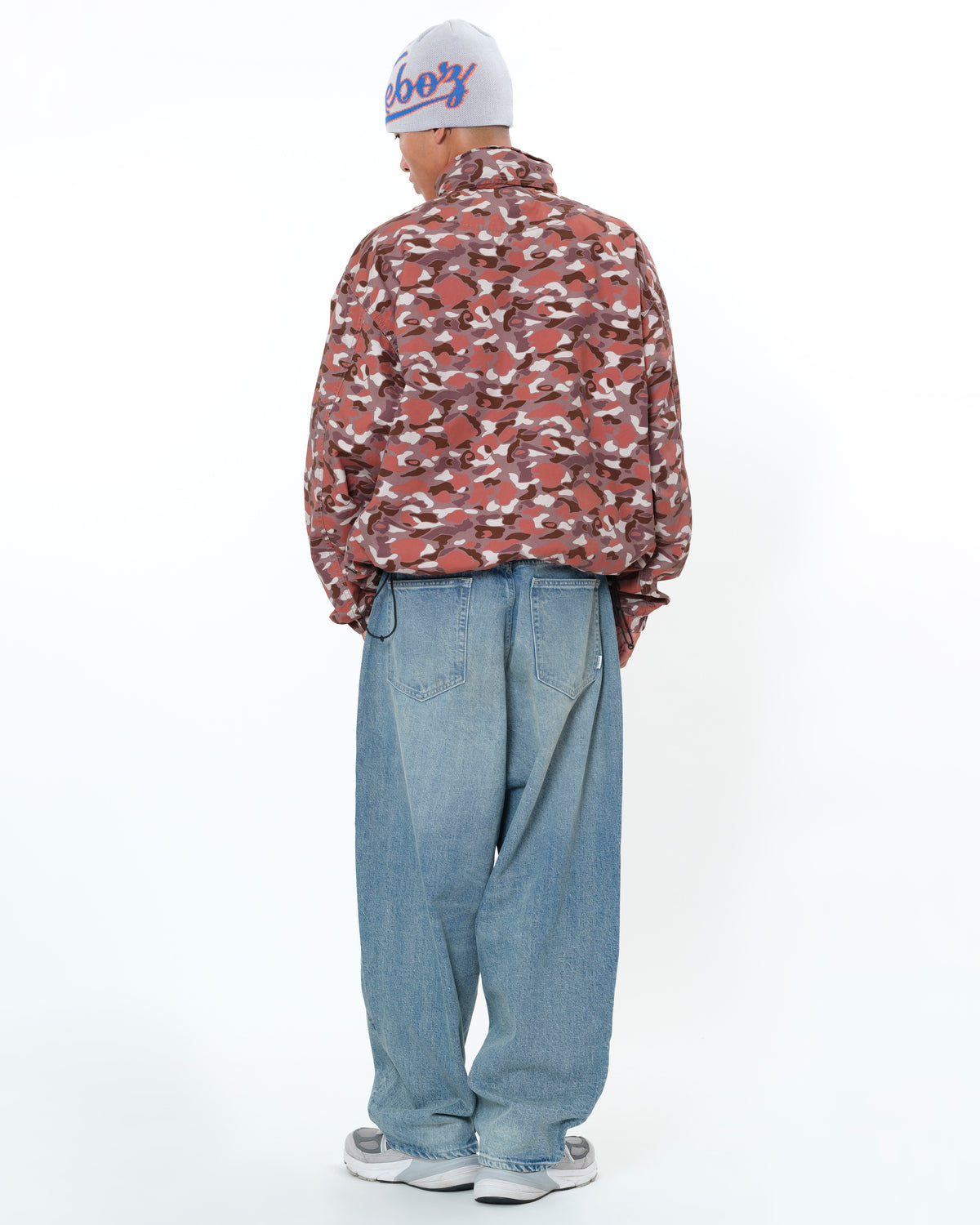 WASHED COTTON CONCEALABLE HOOD JACKET