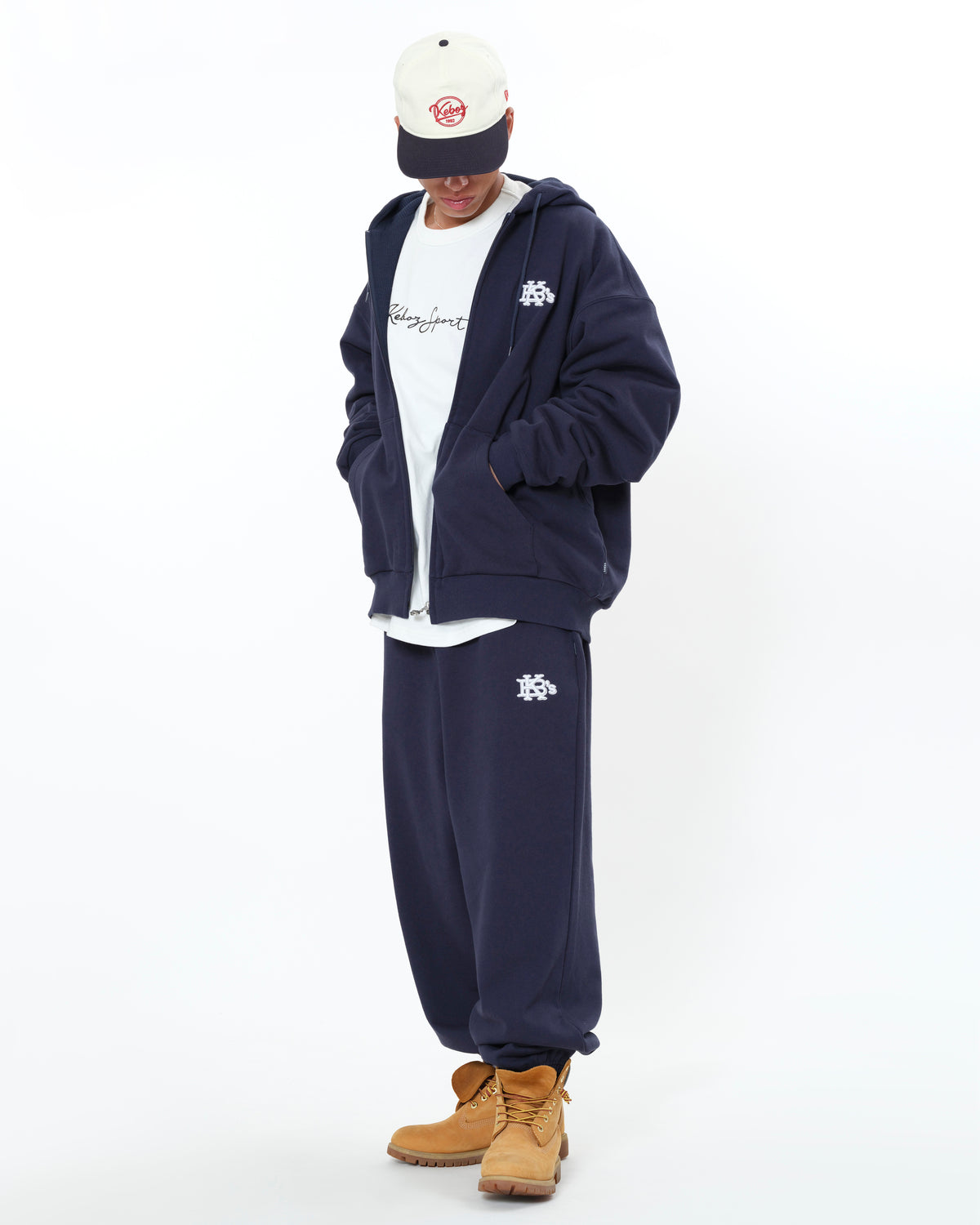 EFG WAFFLE LINING SWEAT FULL ZIP HOODIE