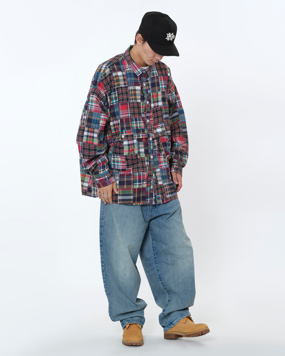PATCHWORK L/S BALL SHIRT