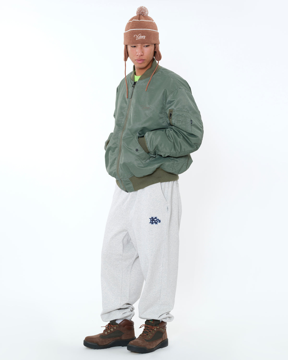 WASHED SATIN MA-1