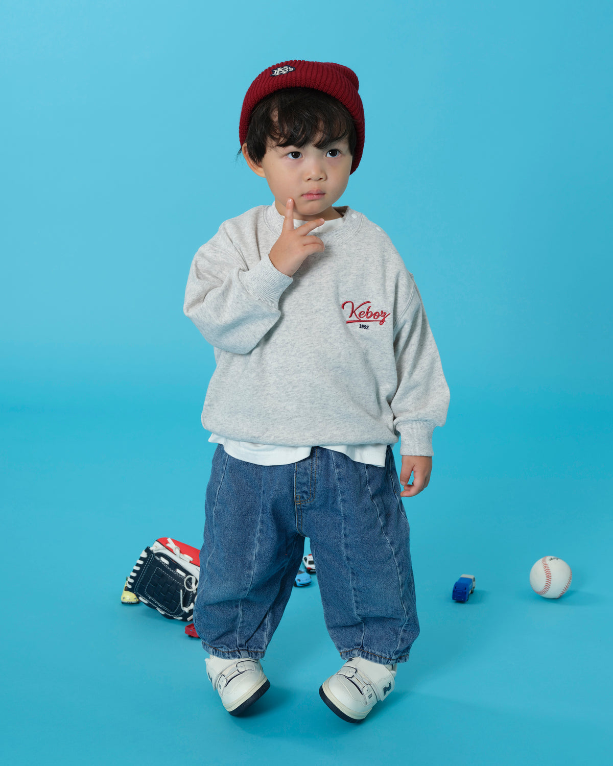 KIDS ICON SWEAT CREWNECK