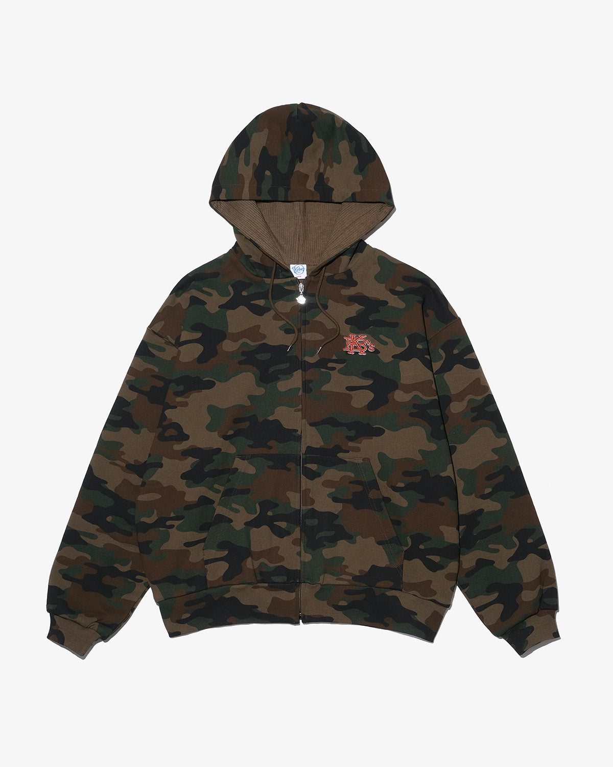 EFG WAFFLE LINING SWEAT FULL ZIP HOODIE